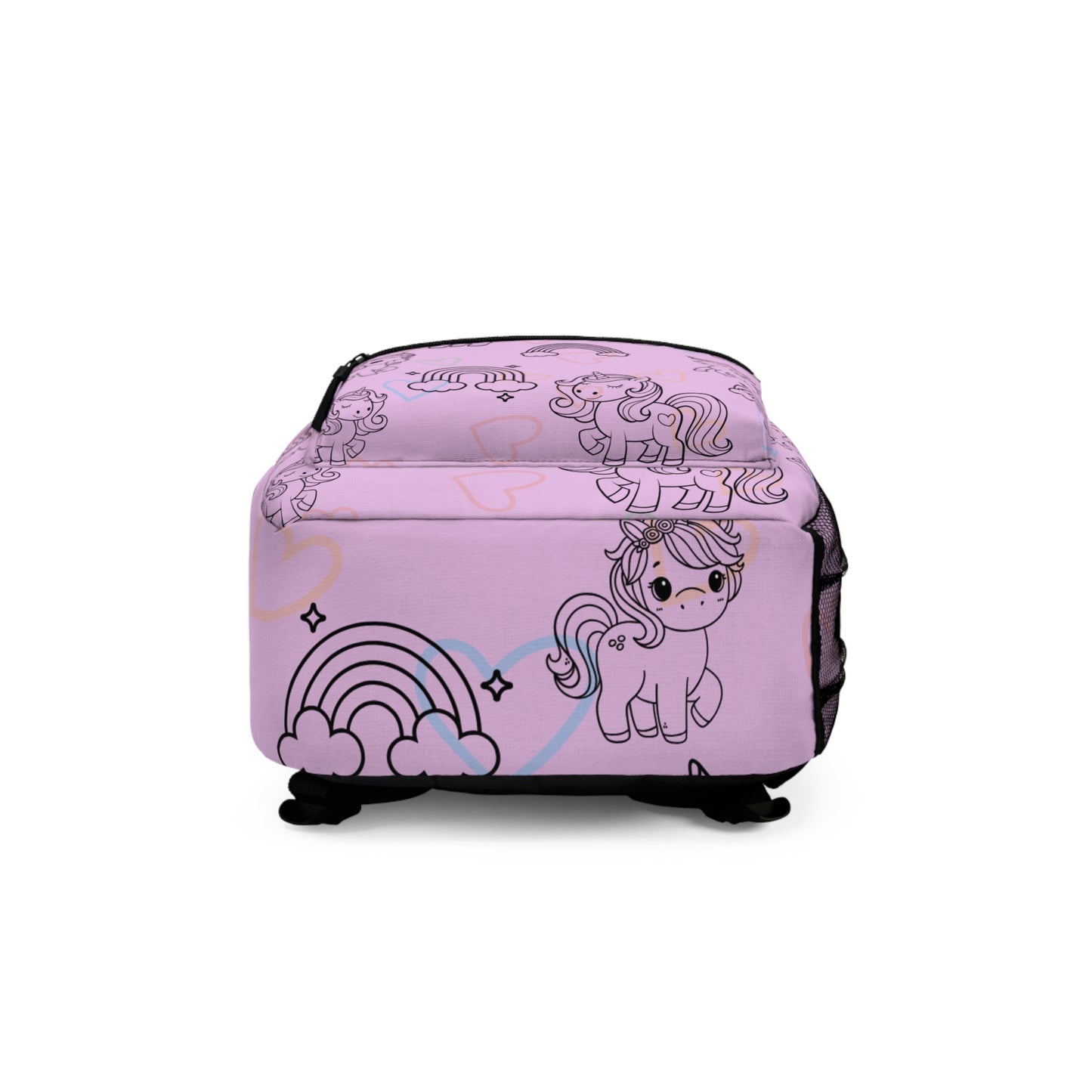 Whimsical Unicorn Backpack - Cute Kids School Bag, Rainbow Backpack, Toddler Backpack, Playful Gift, Adventure Ready