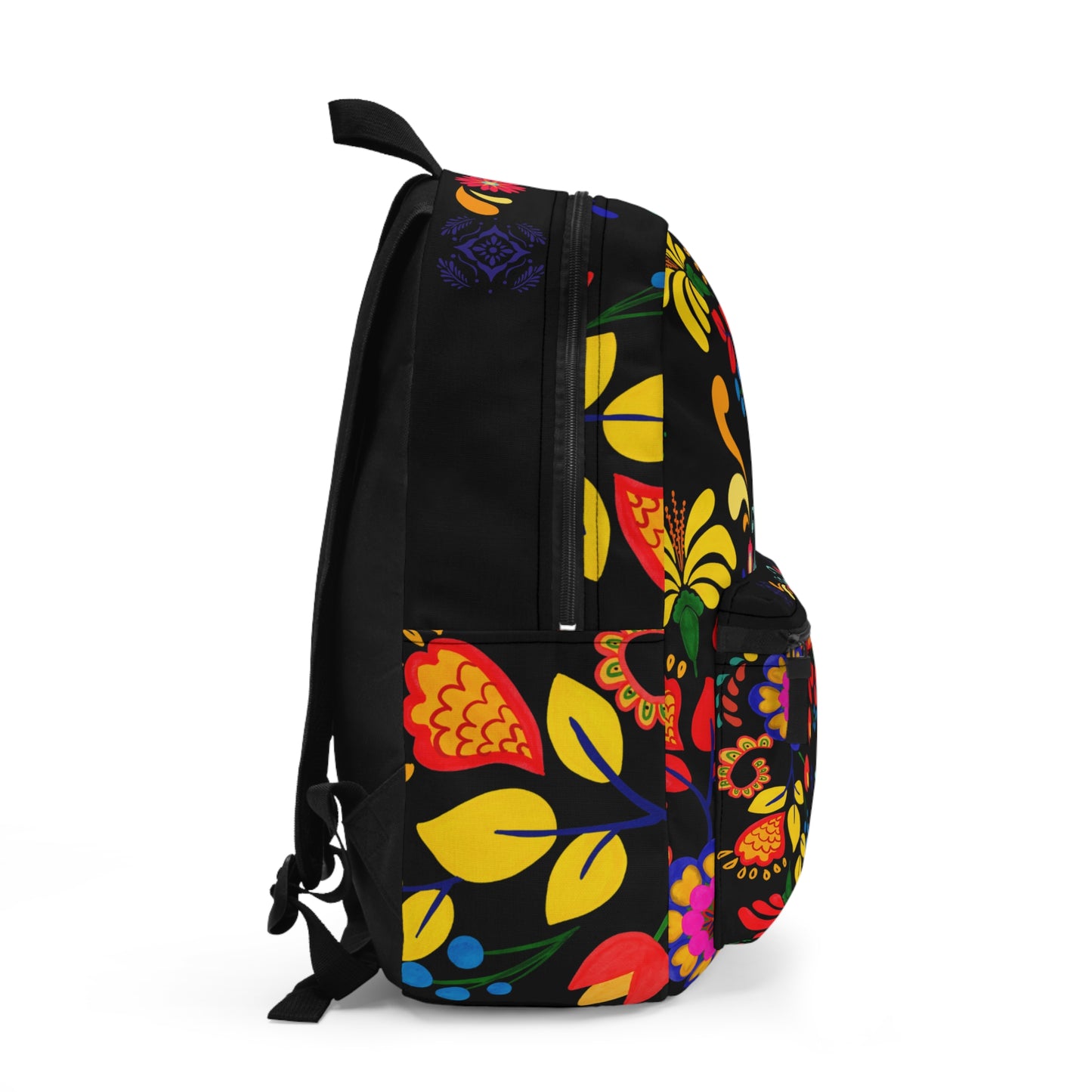 Floral Print Backpack, Colorful School Bag, Trendy Travel Backpack, Floral Daypack, Gifts for Students, Stylish Tote