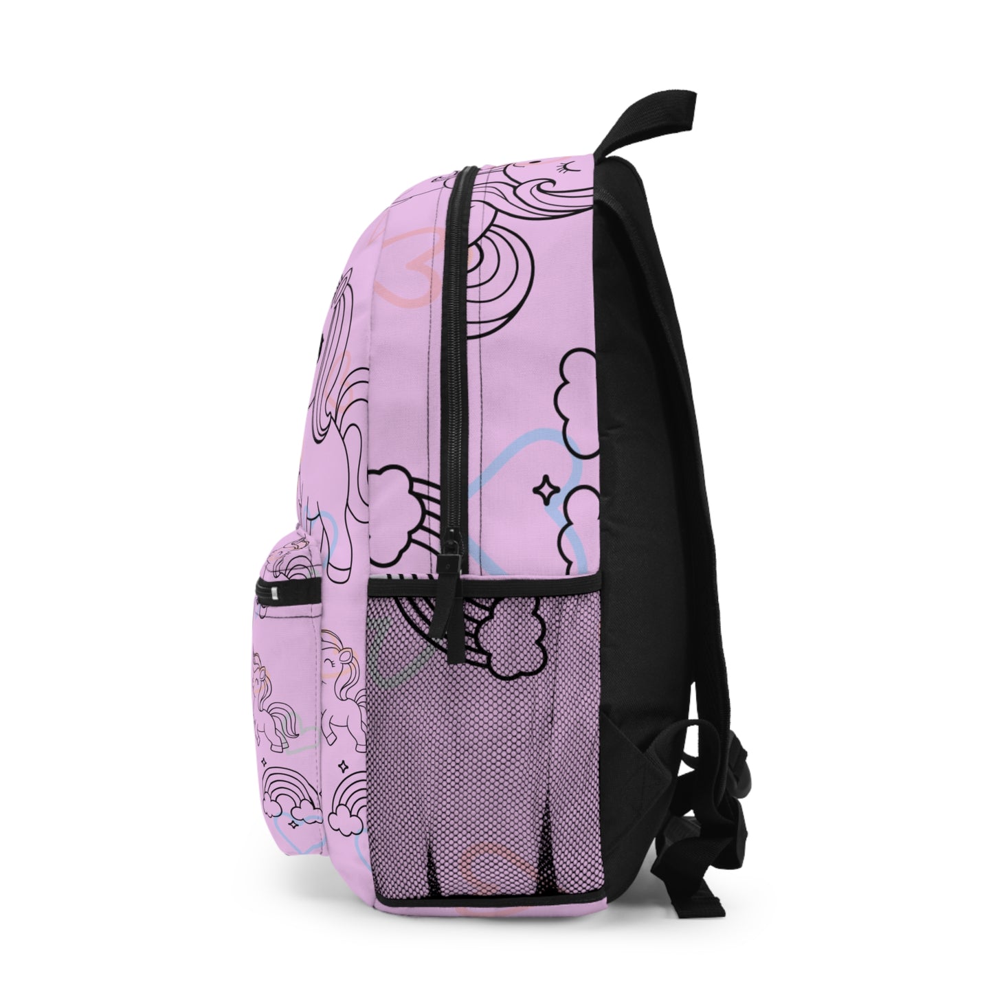 Whimsical Unicorn Backpack - Cute Kids School Bag, Rainbow Backpack, Toddler Backpack, Playful Gift, Adventure Ready