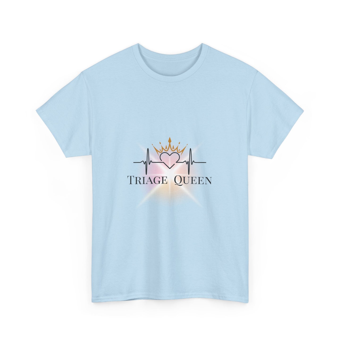 Triage Queen Cotton Tee | Perfect for Nurses, Healthcare Workers, Gifts, Birthdays, Appreciation Events