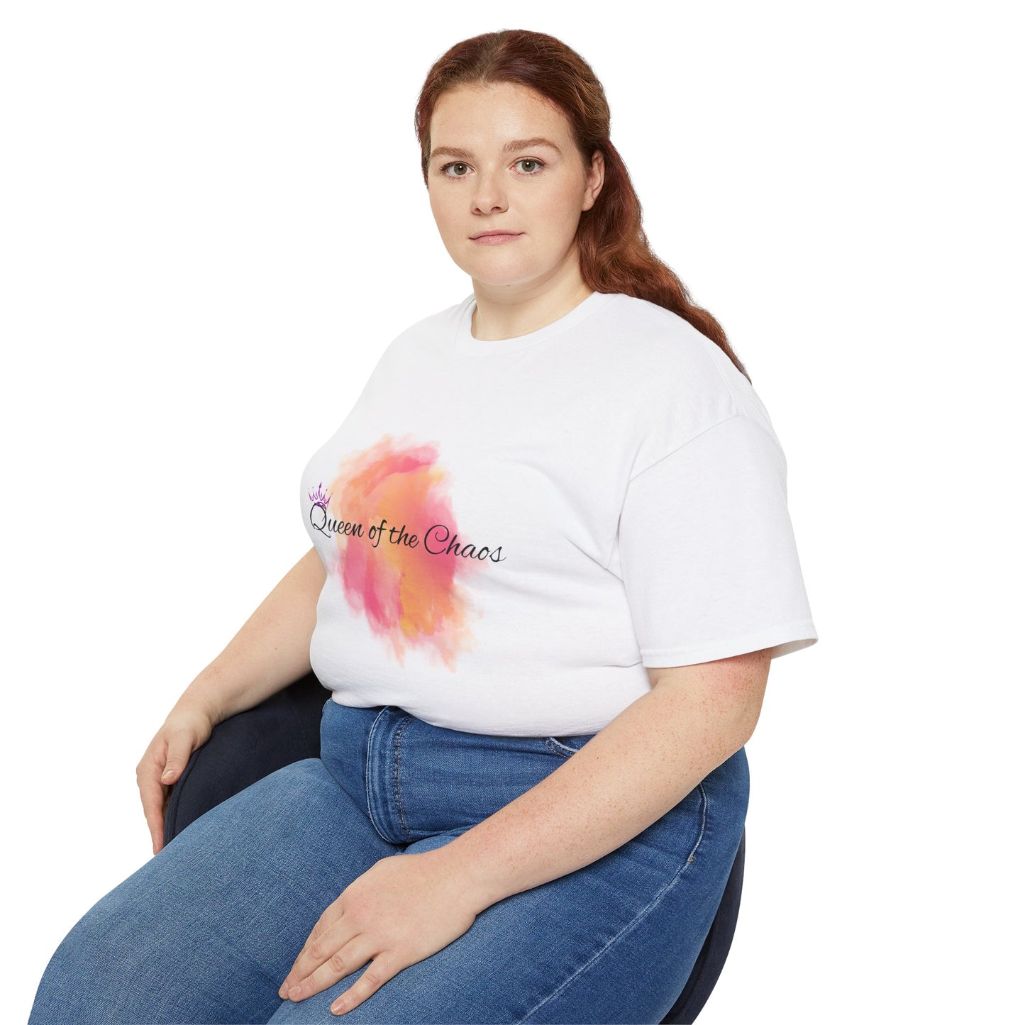 Queen of the Chaos Unisex Cotton Tee, Gift for Her, Casual Wear, Inspirational Shirt, Birthday Gift, Mothers Day T-Shirt