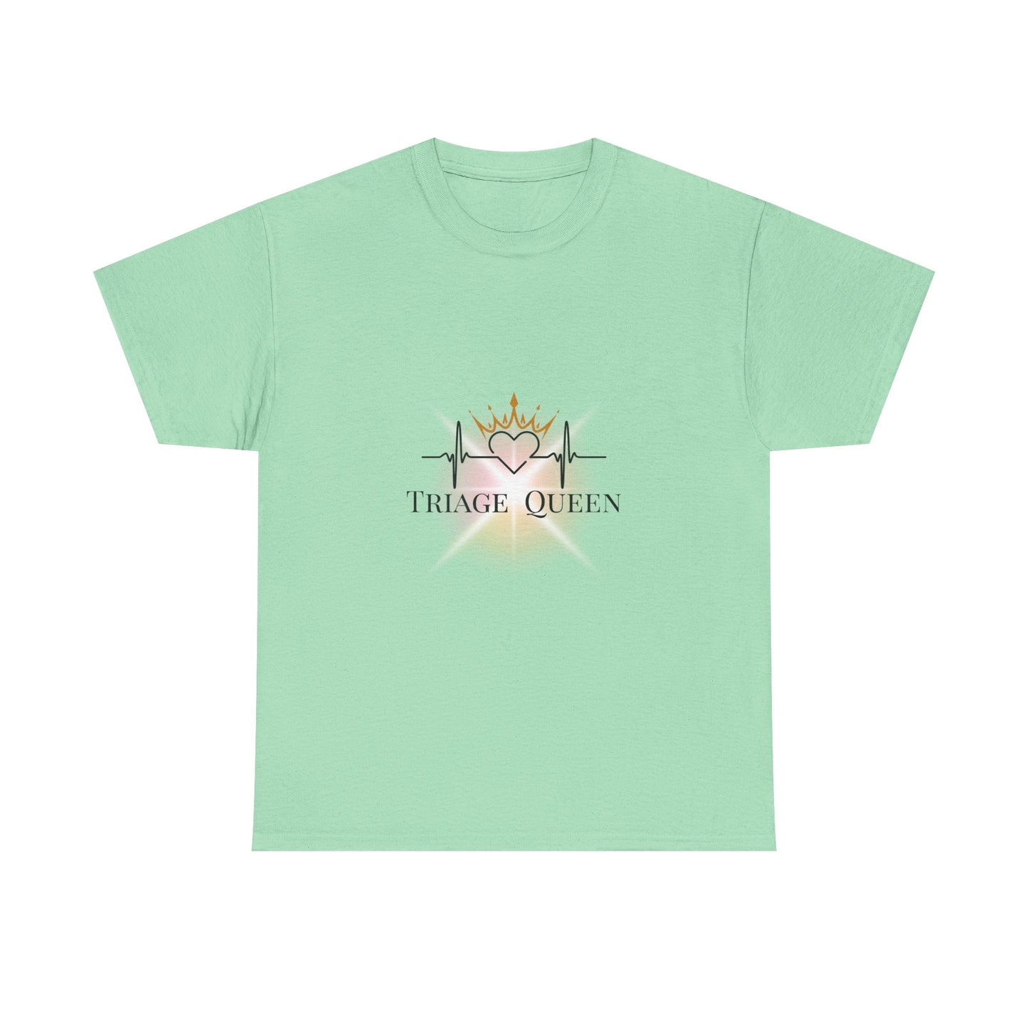 Triage Queen Cotton Tee | Perfect for Nurses, Healthcare Workers, Gifts, Birthdays, Appreciation Events