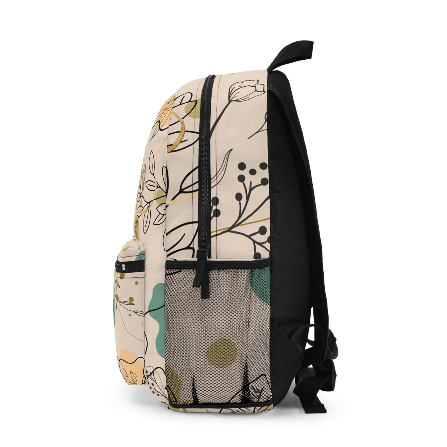Trendy Floral Backpack, Travel Bag, School Backpack, Casual Daypack, Gift for Students, Eco-friendly Bag