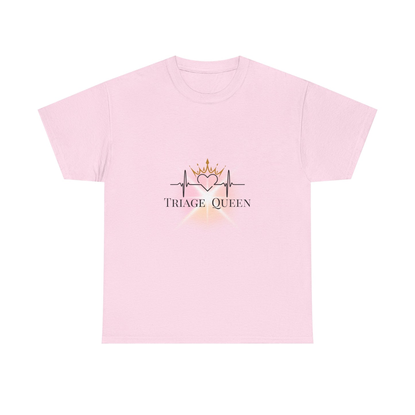 Triage Queen Cotton Tee | Perfect for Nurses, Healthcare Workers, Gifts, Birthdays, Appreciation Events