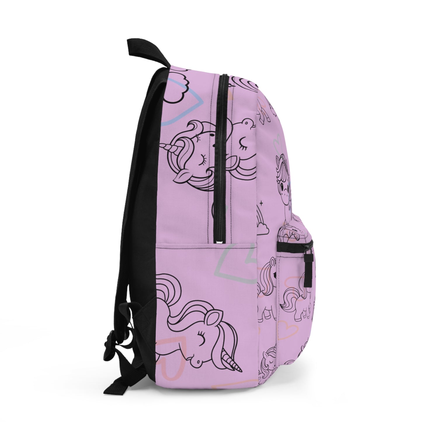 Whimsical Unicorn Backpack - Cute Kids School Bag, Rainbow Backpack, Toddler Backpack, Playful Gift, Adventure Ready