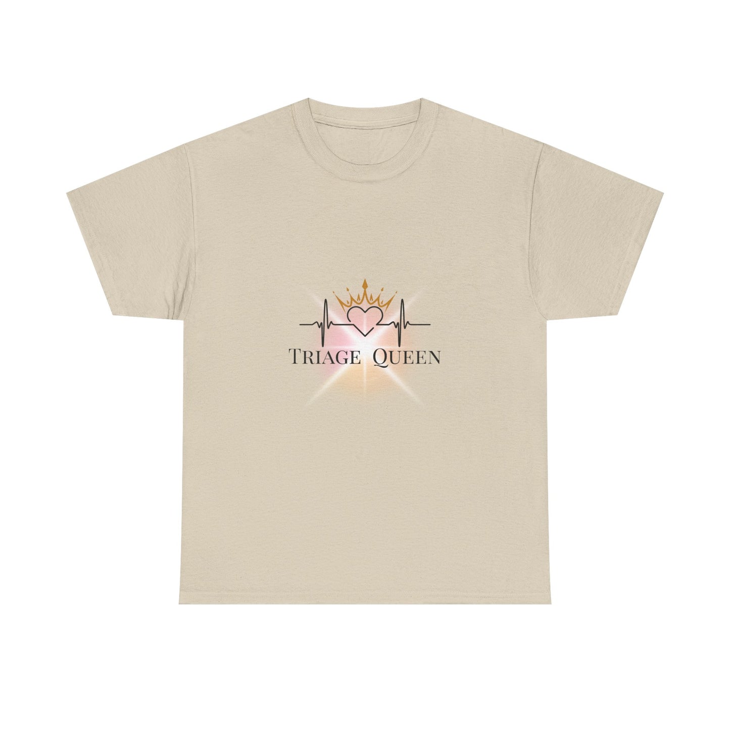 Triage Queen Cotton Tee | Perfect for Nurses, Healthcare Workers, Gifts, Birthdays, Appreciation Events