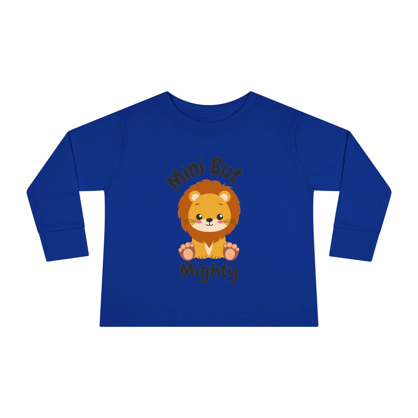 Mini But Mighty Toddler Long Sleeve Tee, Cute Kids Shirt, Gift for Little Ones, Birthday Outfits, Playtime Clothing