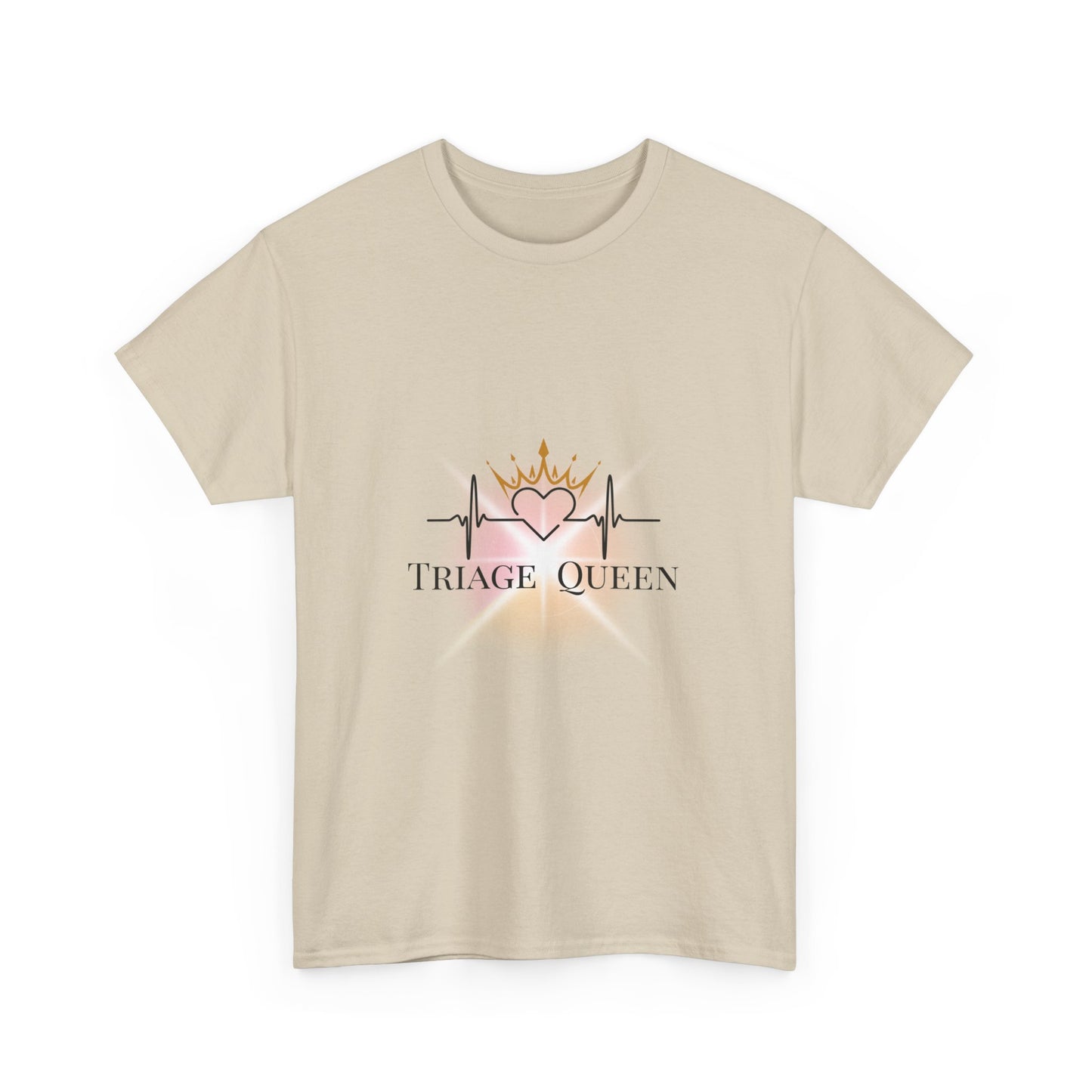 Triage Queen Cotton Tee | Perfect for Nurses, Healthcare Workers, Gifts, Birthdays, Appreciation Events