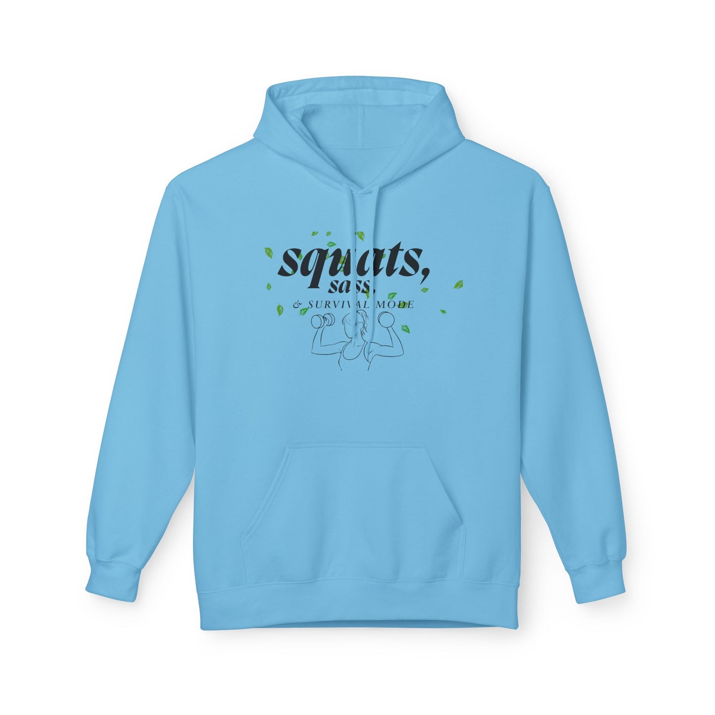 Sassy Squats Hoodie, Workout Sweater, Gym Gift, Unisex Fleece Hoodie, Fitness Apparel, Motivational Wear