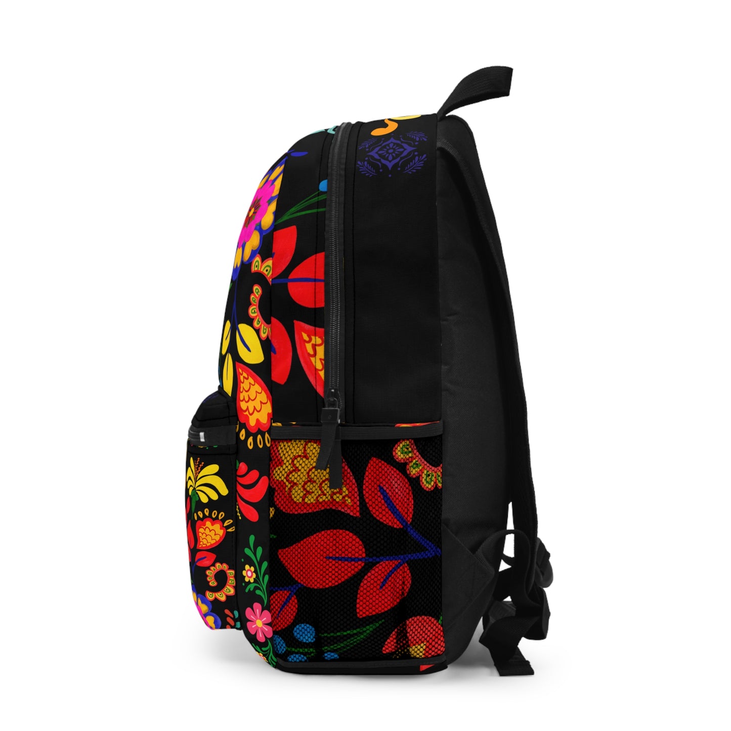 Floral Print Backpack, Colorful School Bag, Trendy Travel Backpack, Floral Daypack, Gifts for Students, Stylish Tote