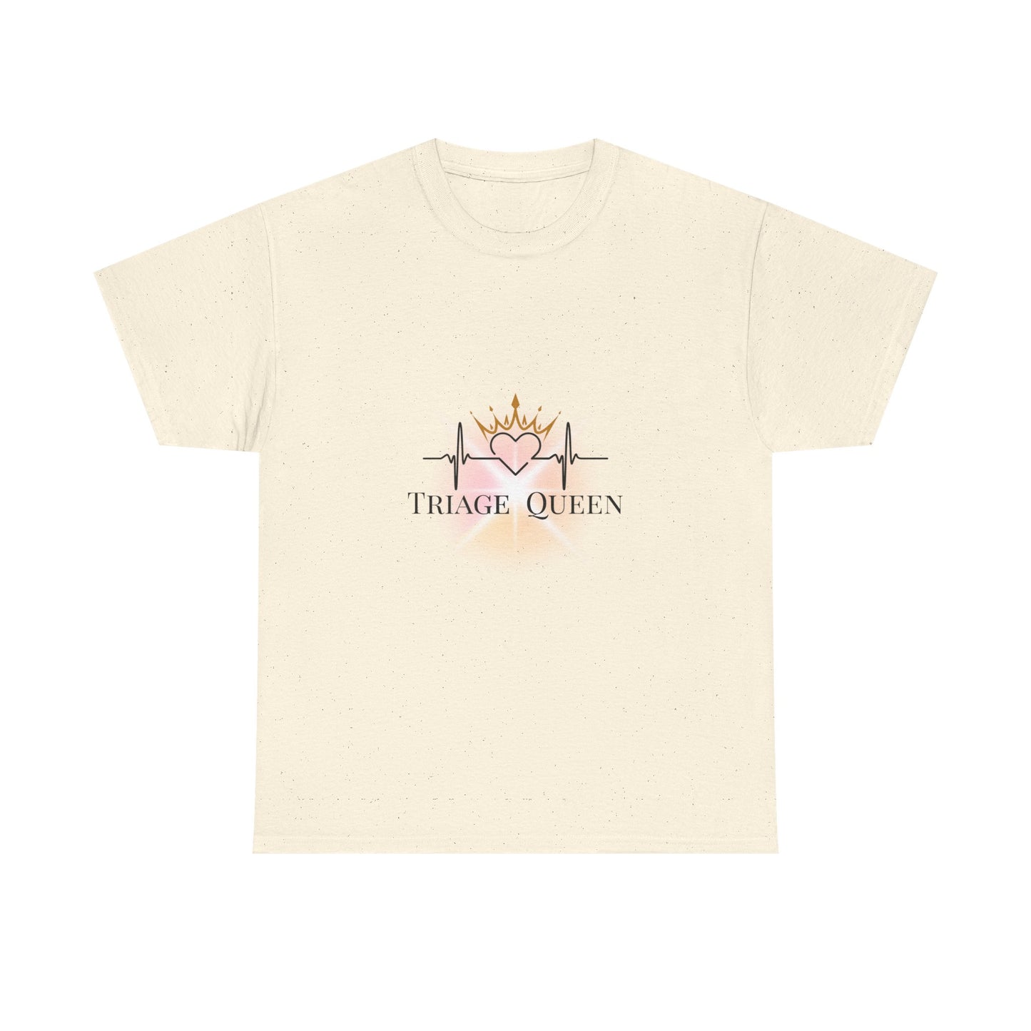 Triage Queen Cotton Tee | Perfect for Nurses, Healthcare Workers, Gifts, Birthdays, Appreciation Events